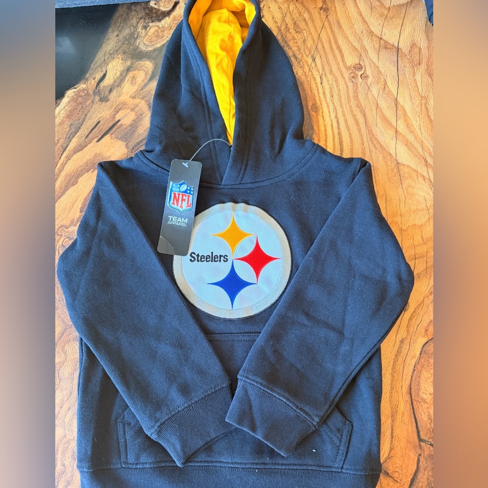 Pittsburgh Steelers Youth Hoodie NFL Team Apparel Pullover Sweatshirt NEW